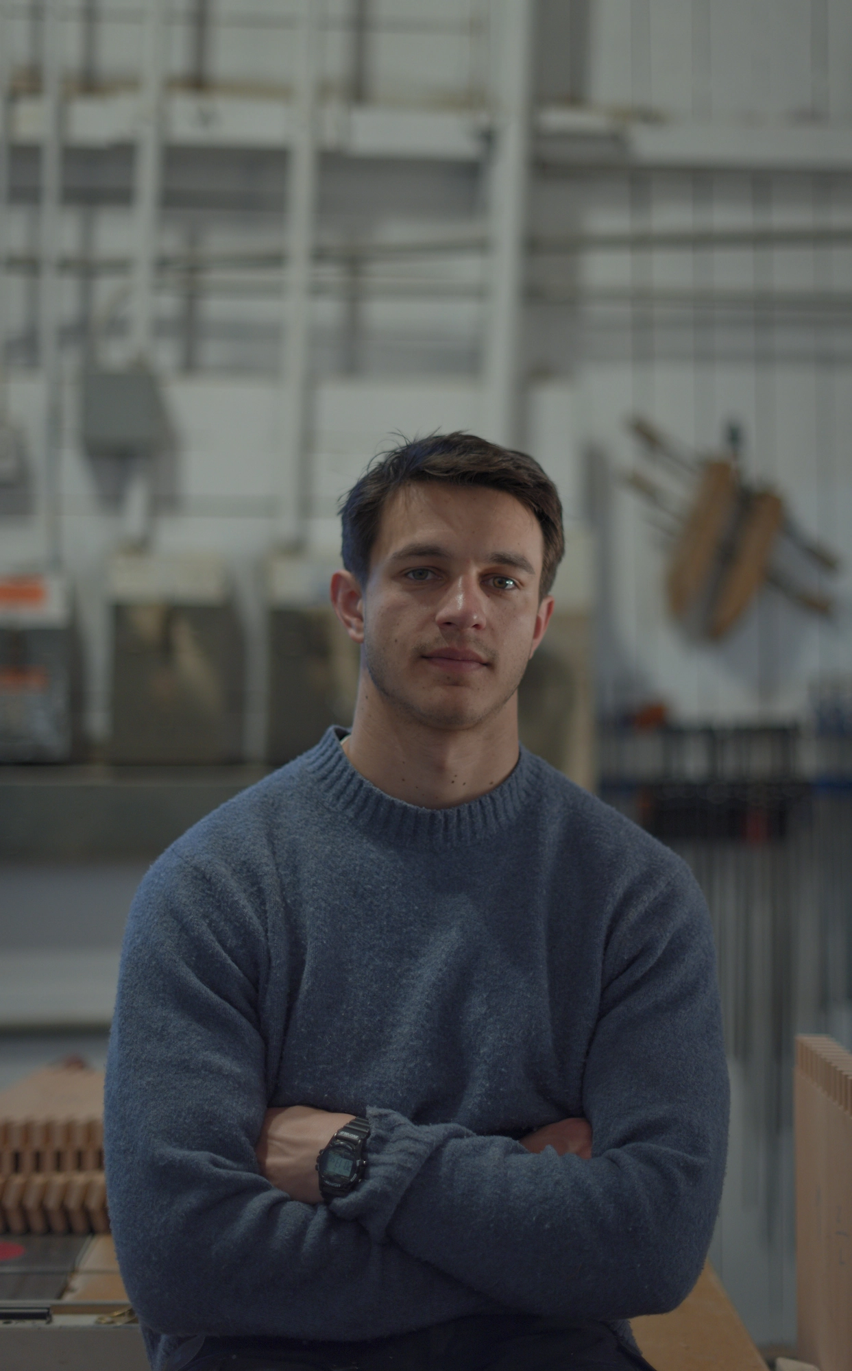 Lucas Fritz Weyand in the Studio Fritz workshop
