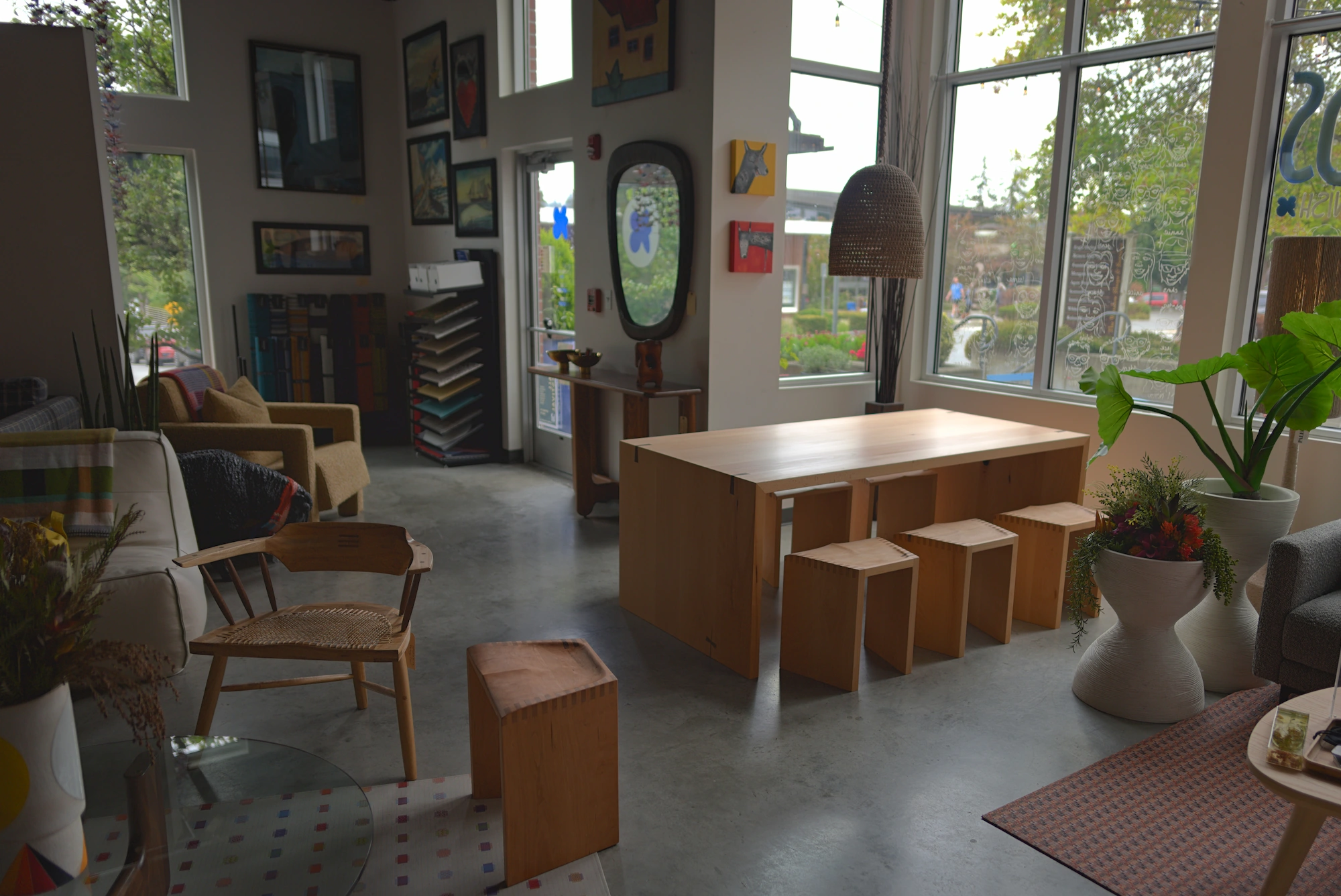 The Furnish Bainbridge showroom, featuring Studio Fritz furniture